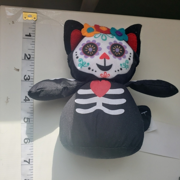 COPY - Sugar skull toy cat plush - Picture 5 of 6
